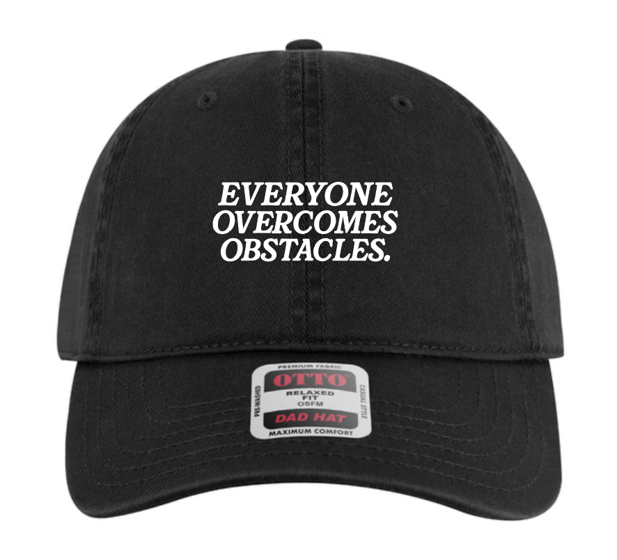 メンズ everyone logo cap black